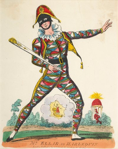 Mr Ellar as Harlequin by J.L. Marks